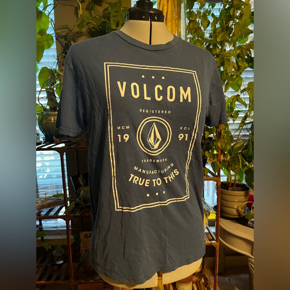 Volcom Black Cotton Tee